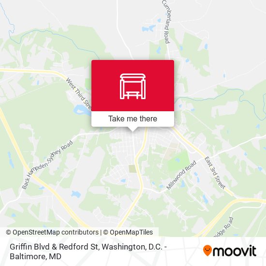 Griffin Blvd & Redford St map