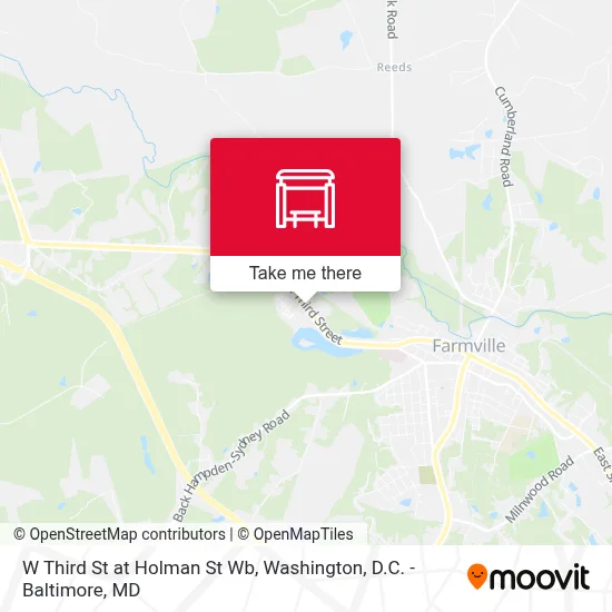 W Third St at Holman St Wb map