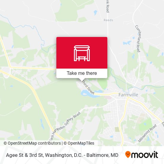 Agee St & 3rd St map