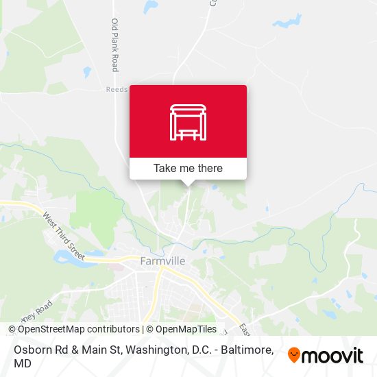 Osborn Rd & Main St map