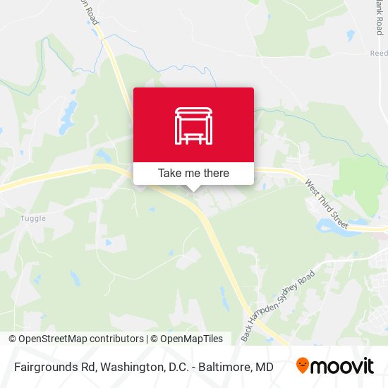 Fairgrounds Rd map