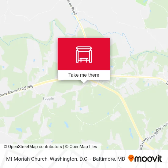 Mt Moriah Church map