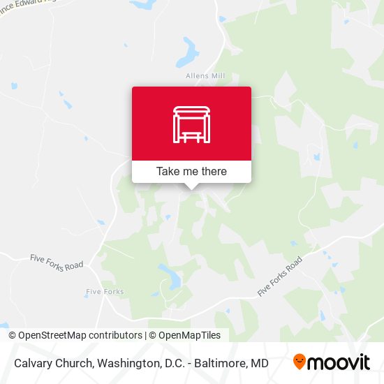 Mapa de Calvary Church