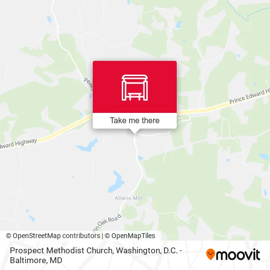 Prospect Methodist Church map