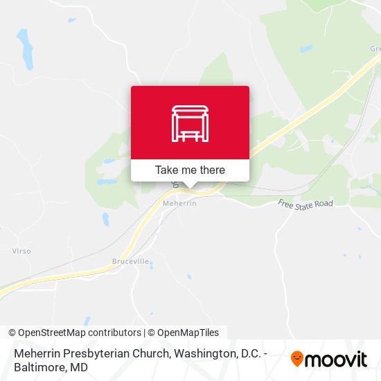 Mapa de Meherrin Presbyterian Church
