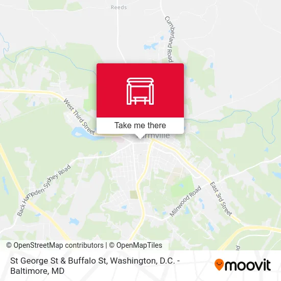 St George St & Buffalo St map