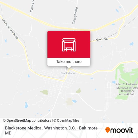 Blackstone Medical map