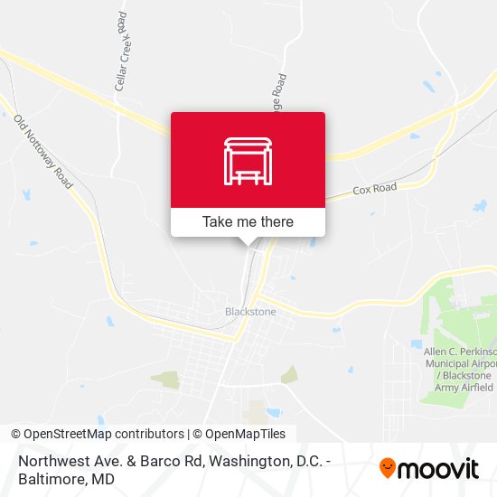 Mapa de Northwest Ave. & Barco Rd