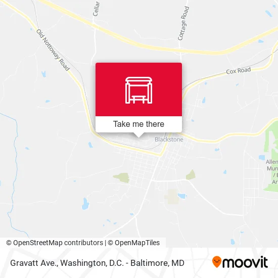 Gravatt Ave. map