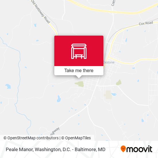 Peale Manor map