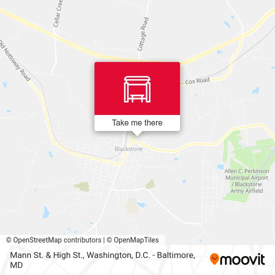 Mann St. & High St. map