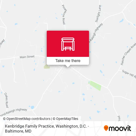 Kenbridge Family Practice map