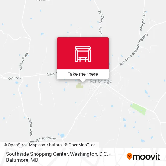 Southside Shopping Center map