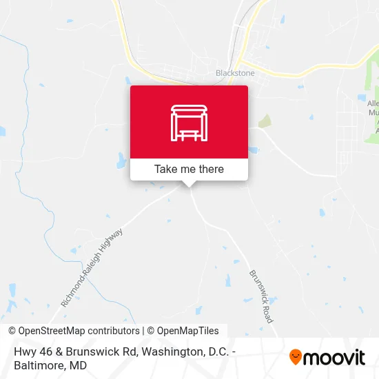 Hwy 46 & Brunswick Rd map