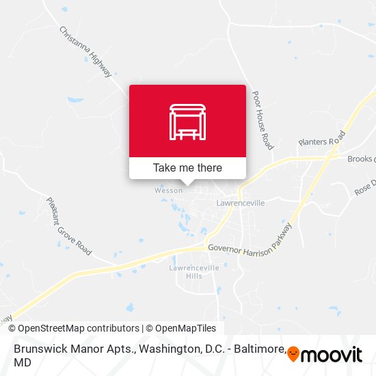 Brunswick Manor Apts. map