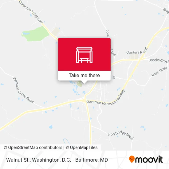 Walnut St. map