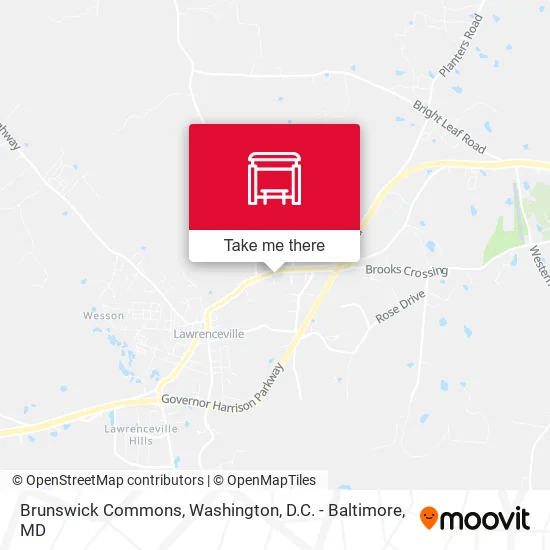 Brunswick Commons map