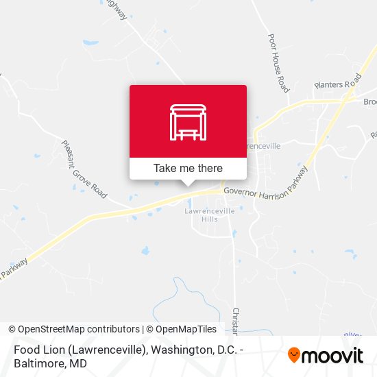 Mapa de Food Lion (Lawrenceville)