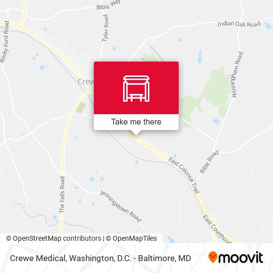 Crewe Medical map