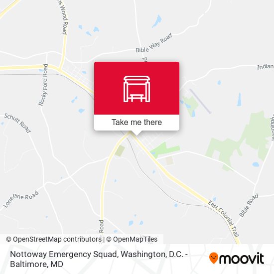 Nottoway Emergency Squad map