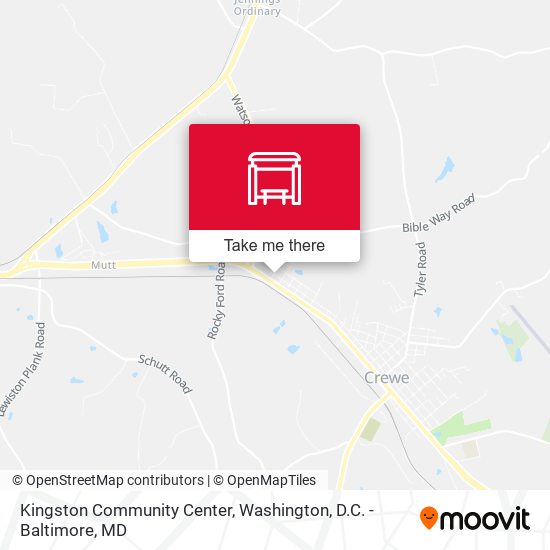 Kingston Community Center map