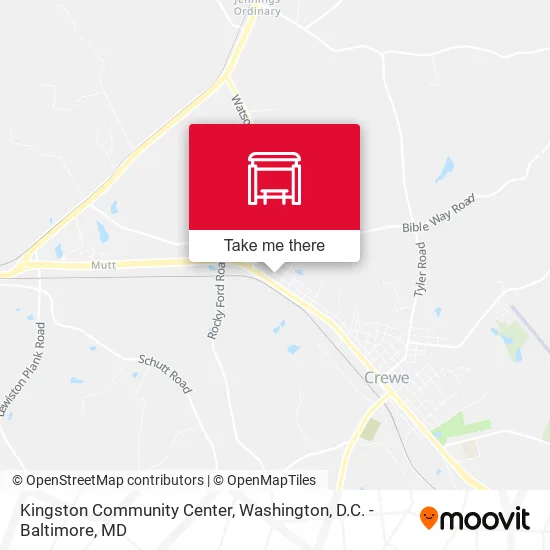 Kingston Community Center map