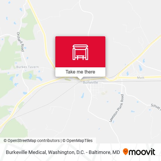 Mapa de Burkeville Medical