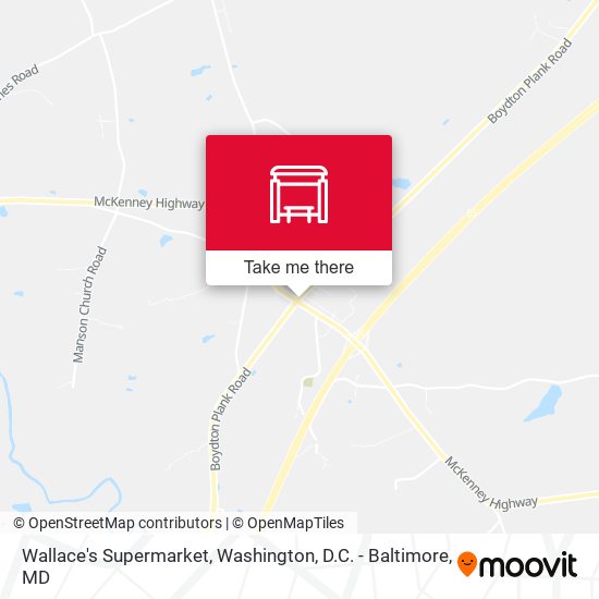 Mapa de Wallace's Supermarket
