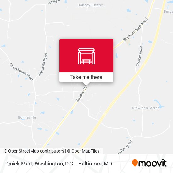 Mapa de Quick Mart