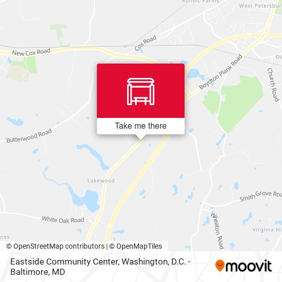 Mapa de Eastside Community Center