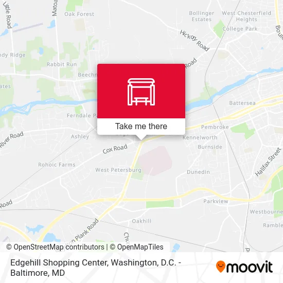Edgehill Shopping Center map