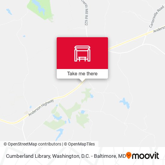 Mapa de Cumberland Library