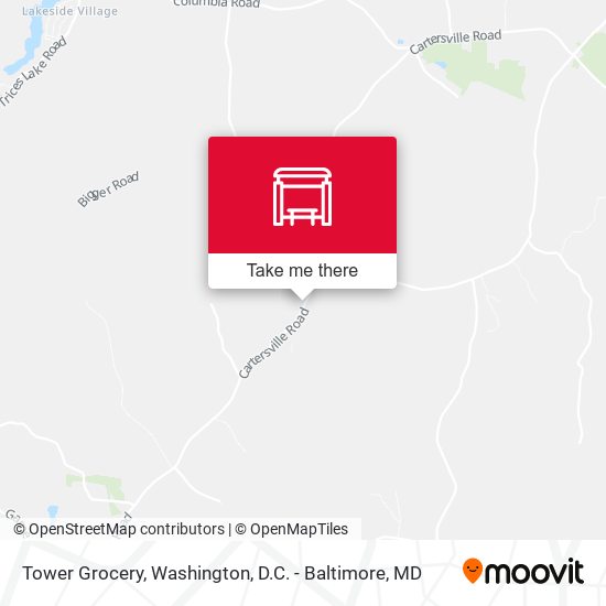 Tower Grocery map