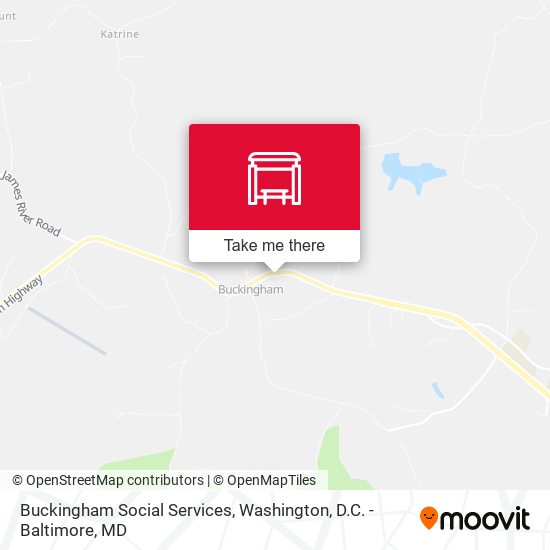 Buckingham Social Services map