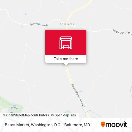 Bates Market map