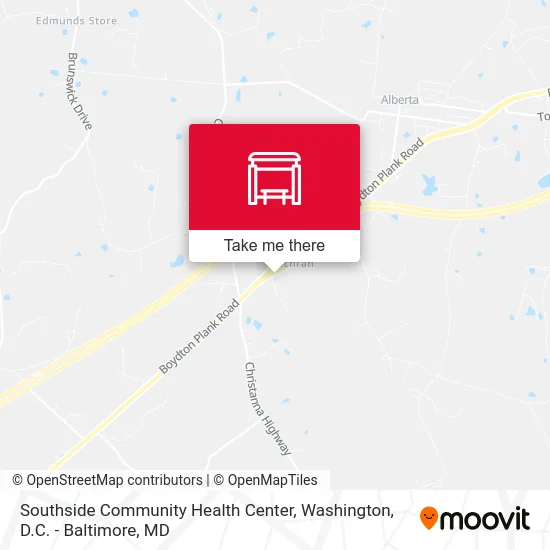 Southside Community Health Center map