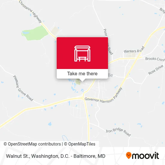 Walnut St. map