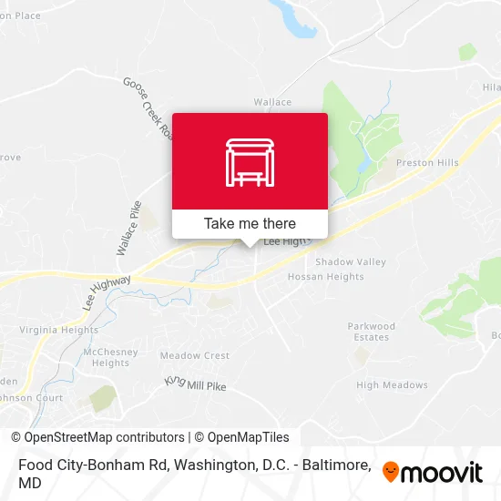 Food City-Bonham Rd map
