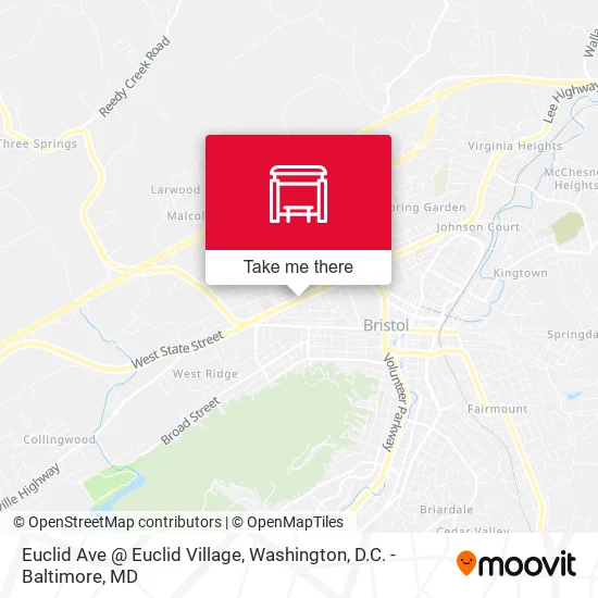 Euclid Ave @ Euclid Village map