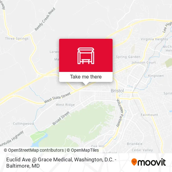 Euclid Ave @ Grace Medical map