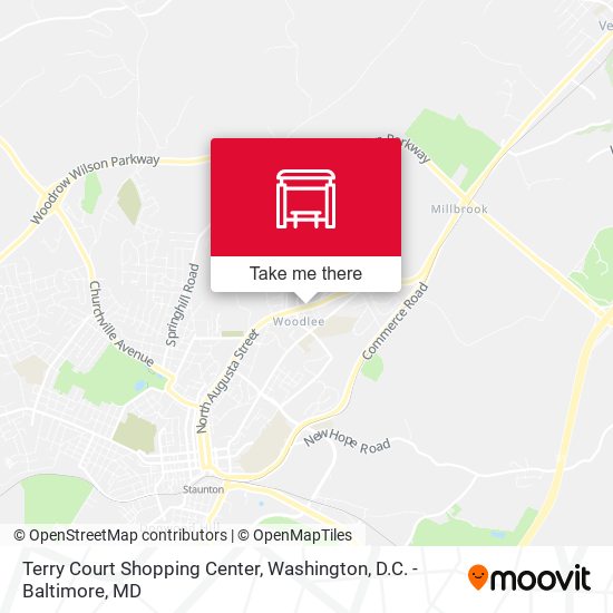 Terry Court Shopping Center map