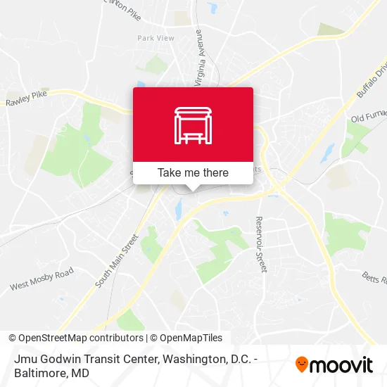 Mapa de Jmu Godwin Transit Center