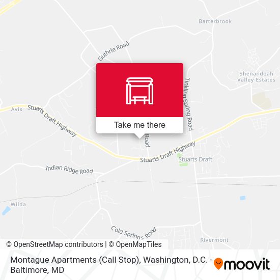 Montague Apartments (Call Stop) map