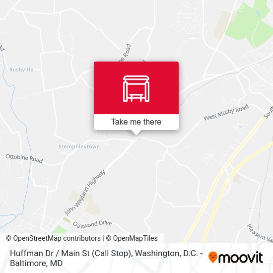 Mapa de Huffman Dr / Main St (Call Stop)