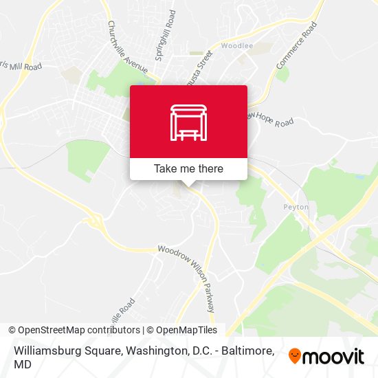Williamsburg Square map