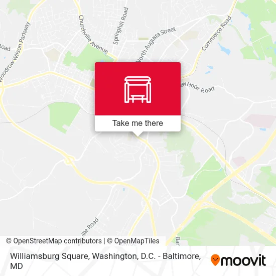 Williamsburg Square map