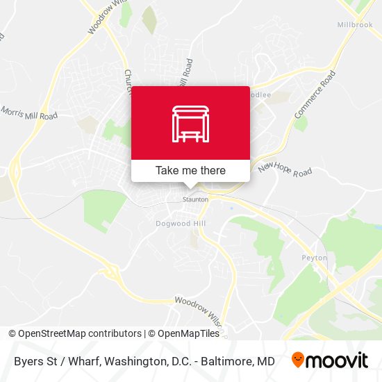 Byers St / Wharf map