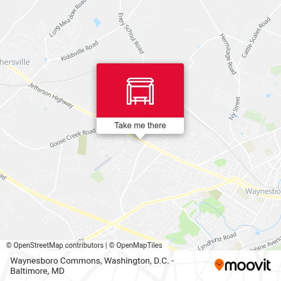 Waynesboro Commons map