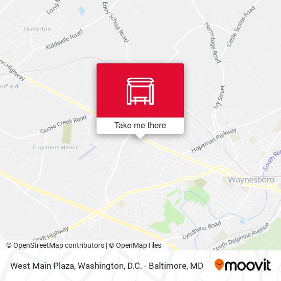 West Main Plaza map