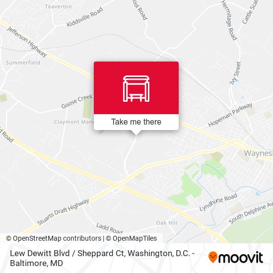 Lew Dewitt Blvd / Sheppard Ct map